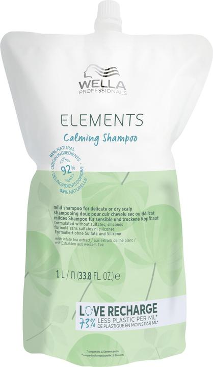 Image du produit Wella Pochette de shampooing Elements Calming (1000 ml, Shampoing liquide)