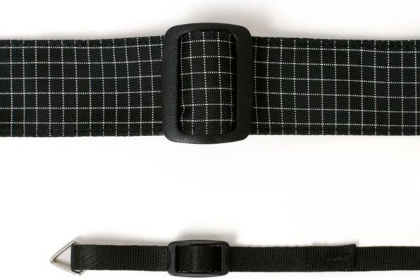 Image du produit Long Weekend Dragonne de cou réglable pour appareil photo, noire (Ceinture ventrale)