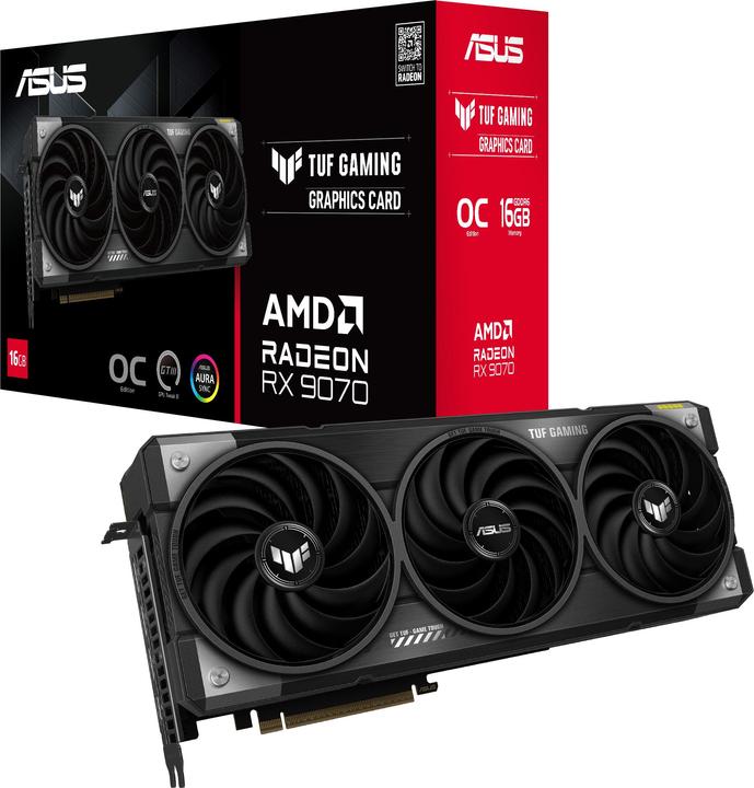 Immagine prodotto ASUS TUF GAMING Radeon RX 9070 OC (16 GB)