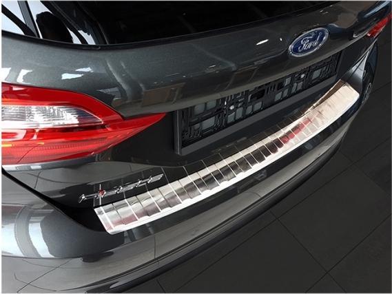 Avisa Stainless steel bumper protection for Ford Fiesta from 2017 until today (Rear)