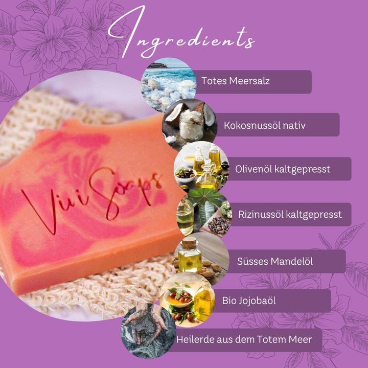 Produktbild Vivi Soaps Dead Sea - Salzseife (Hartseife)