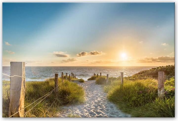 Produktbild Trenddeko Sonnenuntergang an der Ostsee (100 x 70 cm)