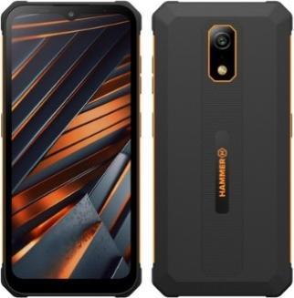 Produktbild Myphone Smartphone Iron Va Wasserdicht stossfest etange (64 GB, Schwarz / Orange, 6.56", Dual SIM, 13 Mpx, 4G)