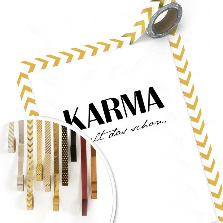Produktbild Trenddeko Karma regelt das schon (30 x 40 cm)
