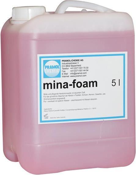 mina-foam 5L Schaumseife (Handseife Nachfüllpackung, 5000 ml)