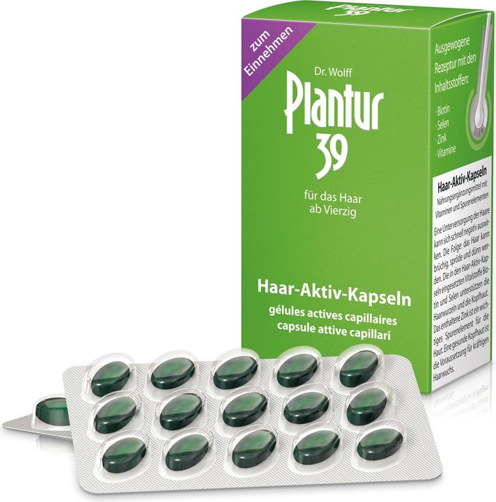 Immagine prodotto Plantur 39 Capsule attive per capelli (60 Pezzo/i, Pillole, 65 g)