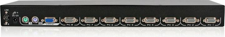 Actual product image StarTech 8 port USB PS/2 KVM switch for 1UCABCONS/17/19
