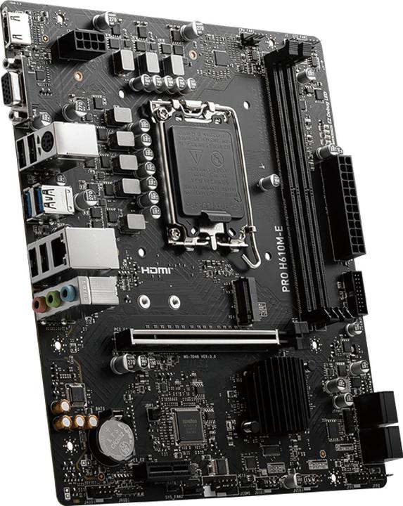 Produktbild MSI PRO H610M-E (LGA 1700, Intel H610, mATX)