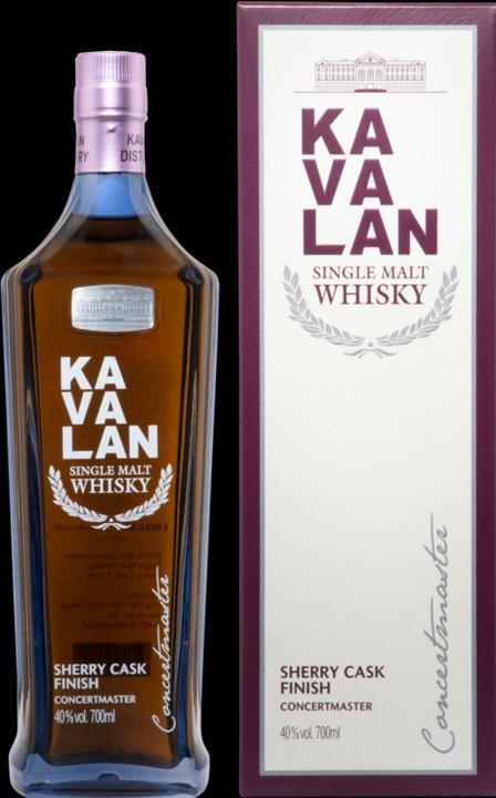 Image du produit Kavalan Concertmaster Sherry Cask Finish (Single Malt, 1 x 70 cl)