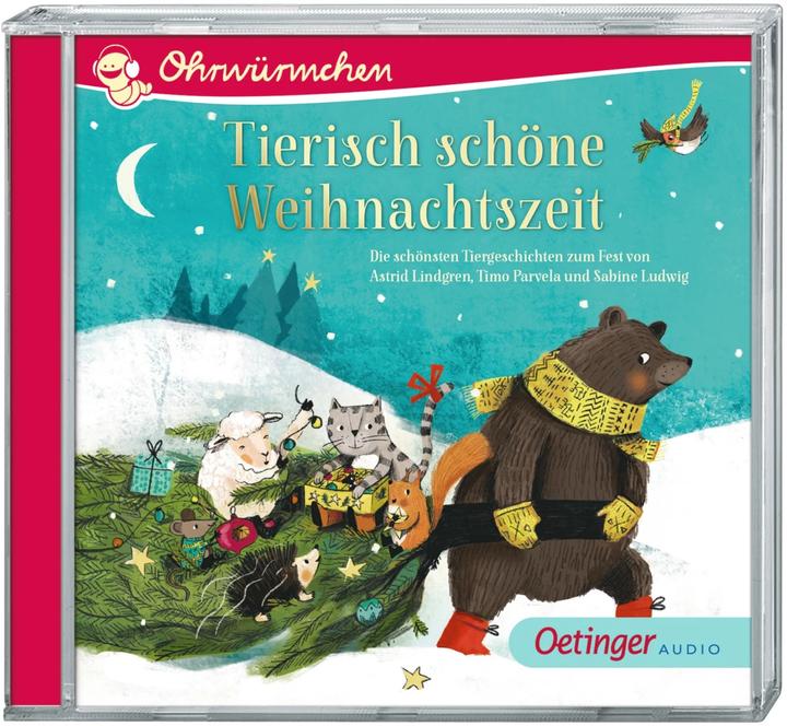 Produktbild Tierisch schöne Weihnachtszeit (Astrid Lindgren, Sabine Ludwig, Timo Parvela, Deutsch)