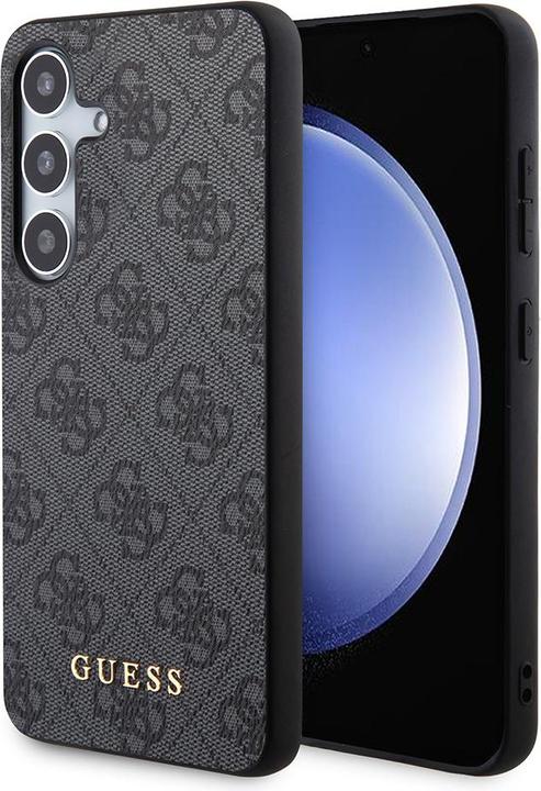 Productafbeelding Guess Hoesje voor S24+ S926 GUHCS24MG4GFGR hardcase 4G Metaal Goud Logo zwart (Samsung Galaxy S24+)