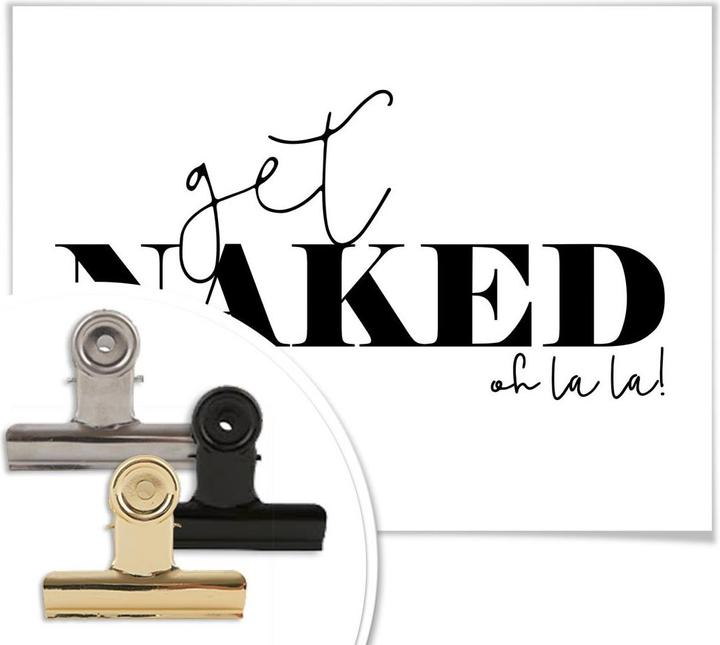 Produktbild Trenddeko Get naked (50 x 60 cm)