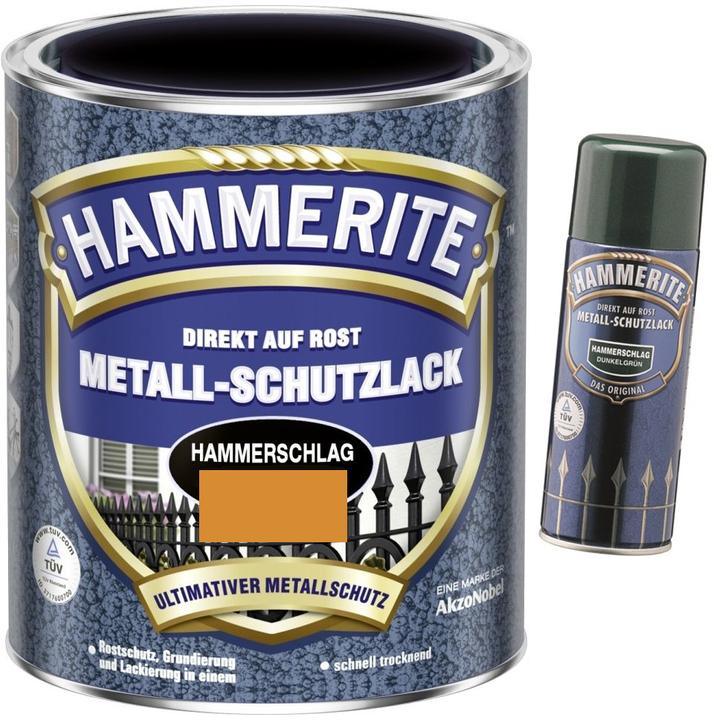 Immagine prodotto Hammerite Metall-Schutzlack Hammerschlag (750 ml, Rame)