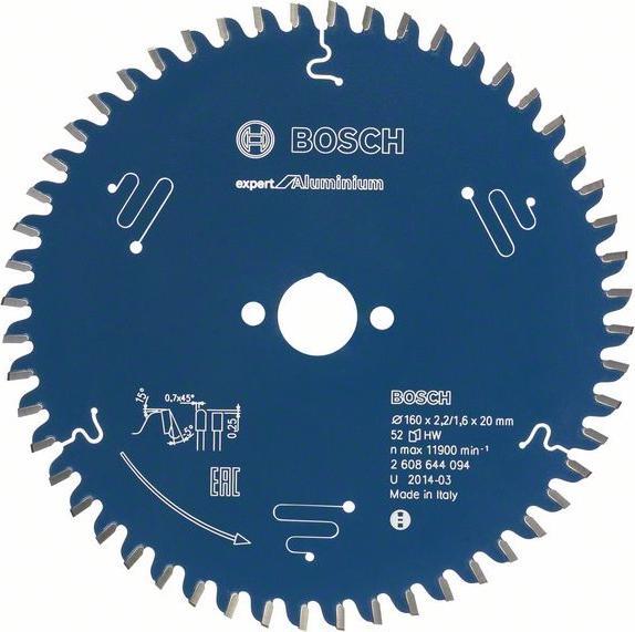 Produktbild Bosch Professional Zubehör Kreissägeblatt Expert for Aluminium, 184 x 16 x 2,6 mm, 48