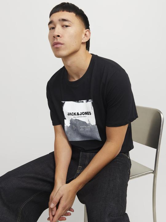 Actual product image Jack & Jones Gedruckt Rundhalsausschnitt T-shirt T-shirt (S)