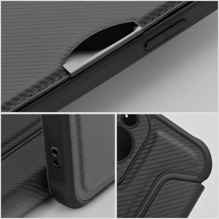 Actual product image OEM Book case RAZOR Book for IPHONE 16 Pro Max black (Apple iPhone 16 Pro Max)