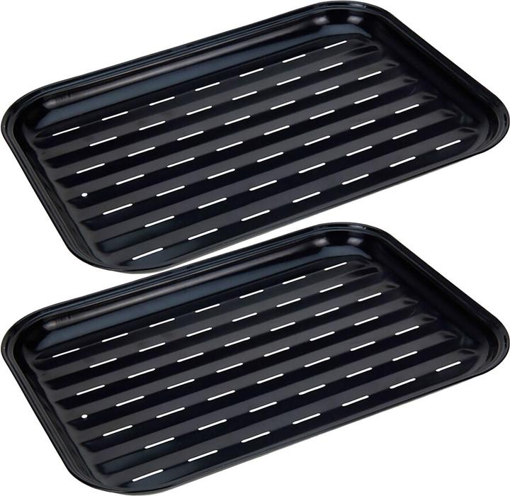 Produktbild BBQ Collection 2er-Set, Grillplatte, antihaft-beschichtet, schwarz