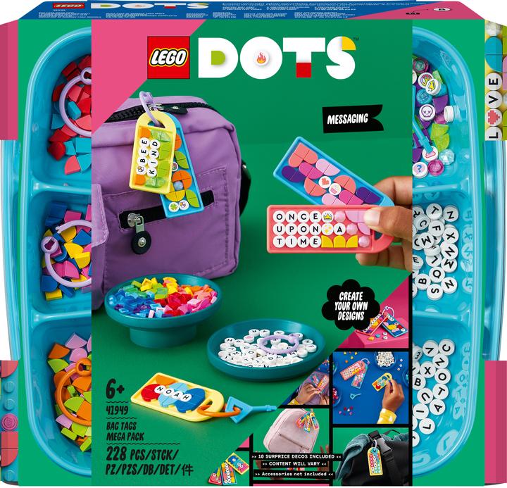 Image du produit LEGO DOTS 41949 Étiquettes de poche Megapack - Nouvelles (41949, LEGO Dots)