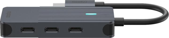 Immagine prodotto Rapoo Hub USB-C, da USB-C a USB-C, grigio (USB-C, 4 Porti)