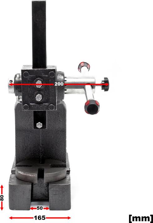Actual product image Wiltec Turning arbor press up to 2T Workshop press Hand press Hand lever press Punching