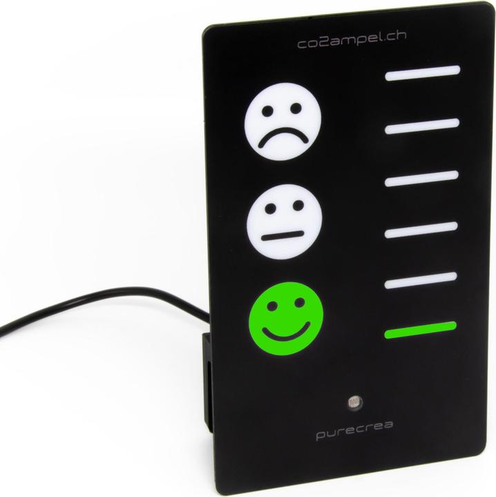 Image du produit Purecrea Témoin de CO2 avec smileys et barres indicatrices
