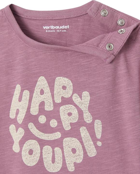 Actual product image Vertbaudet Bio-Kollektion: Baby T-Shirt HAPPY YOUPI (92)