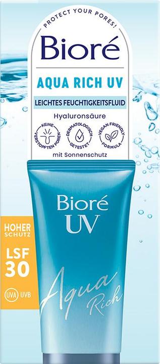 Image du produit Bioré Aqua Rich UV (Crème solaire, SPF 30, 50 ml)