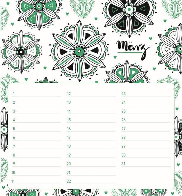 Produktbild Geburtstagskalender HAPPY NEW YEAR 22x24 (22 x 24 cm)