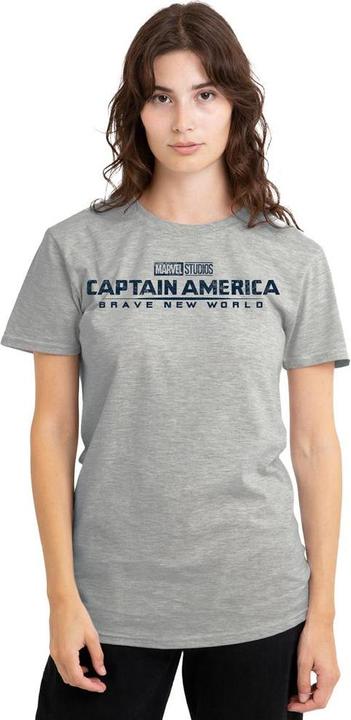 Immagine prodotto Captain America Maglietta Logo Effetto Invecchiato Adulto Unisex (XL)