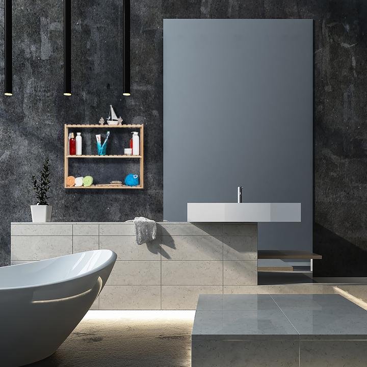 Immagine prodotto Relaxdays Scaffale a muro (60 x 15 x 50 cm)
