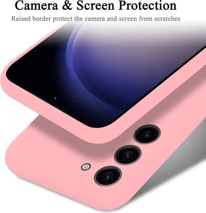 Actual product image Cadorabo Bumper TPU Liquid Silicone Case (Samsung Galaxy S23+)