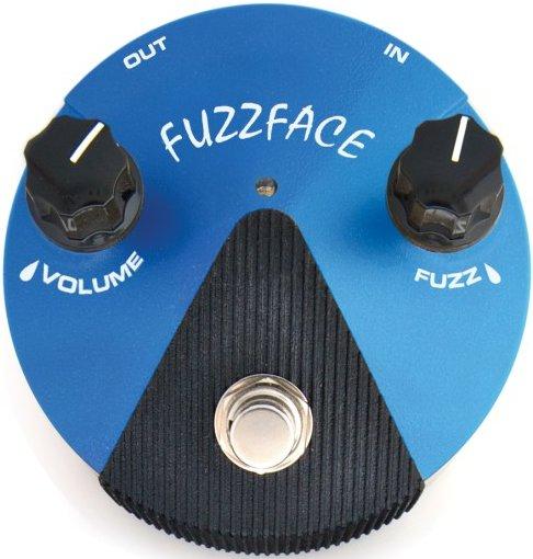 Actual product image Dunlop FFM1 Fuzz Face Mini Silicon gitaar effect pedaal (Guitar)