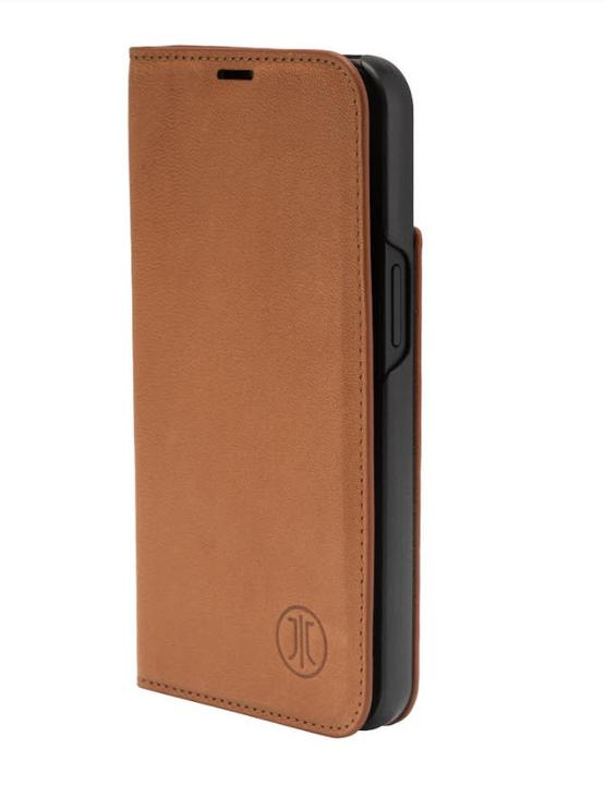 Productafbeelding JT Berlin iPhone 14 - Tegel Flip Case cognac (Apple iPhone 14)