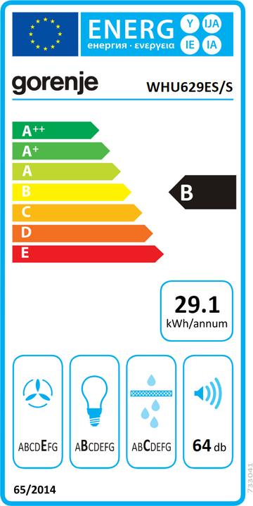 Energy Label Gorenje WHU 629 ES/S (Substructure hood)
