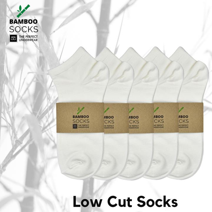 The Perfect Underwear Bambus Low cut Socks (5-er Set) weiss
