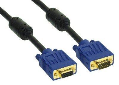 Produktbild InLine Kabel D-Sub (VGA) - D-Sub (VGA) 1m blau (17702) (1 m, VGA)