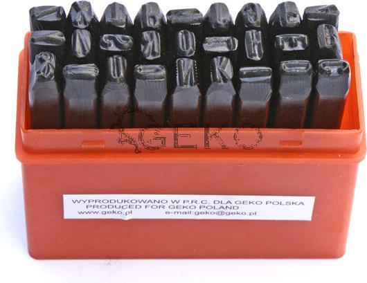 Produktbild GEKO Buchstabenstanzer 6 mm, 27-tlg.