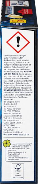 Produktbild dm Denkmit Multi-Power Revolution (Tabs, 40 Waschgänge)