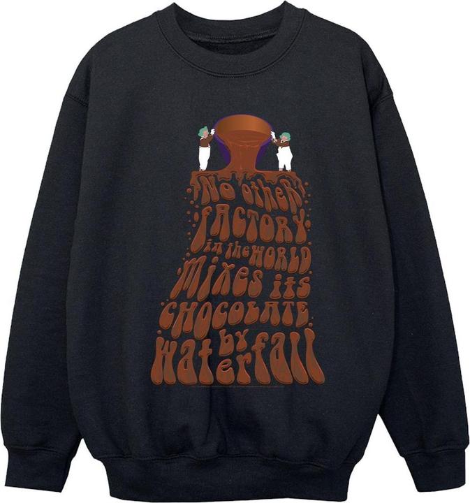 Willy Wonka & the Chocolate Factory Chocolate Waterfall Sweatshirt Mädchen