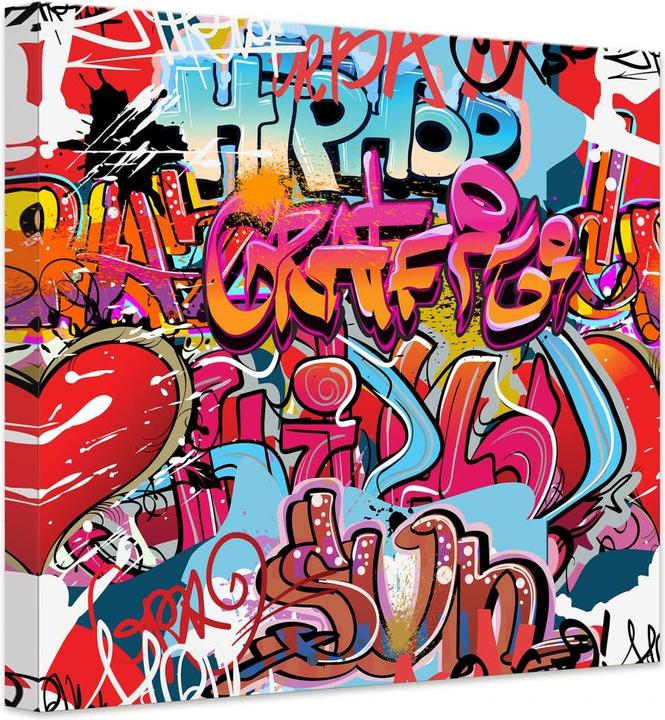 Produktbild Trenddeko Graffiti Hip Hop (30 x 30 cm)