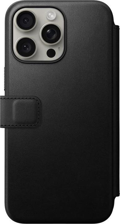 Image du produit Nomad Modern Leather Folio iPhone 15 Pro Max Noir (Apple iPhone 15 Pro Max)
