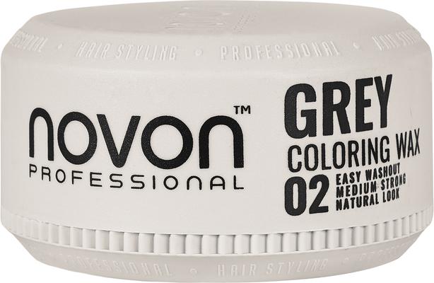 Produktbild Novon Professional Color Wax 02 Grau 100ml Silberasche Haarwachs (Haarwachs, 100 ml)