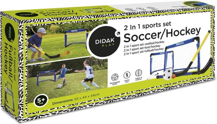Didak 2 In 1 Sports Set - Soccer And Hockey