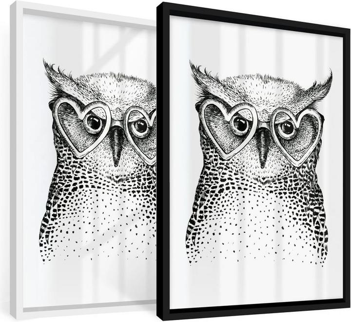 Image du produit Trenddeko Kvilis - Le petit hibou geek (30 x 40 cm)