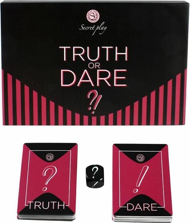 Actual product image Secret play Secretplay Juego Verdad O Atrevimiento (Fr/Pt) (Dice games, Portuguese, French)
