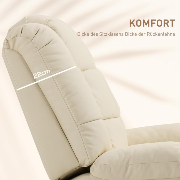 Produktbild Homcom Massagesessel mit Liegefunktion und Fernbedienung