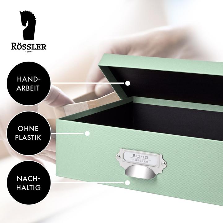 Produktbild Rössler S.O.H.O. Aufbewahrungsbox mint (11 x 26 x 34 cm, 9 l)