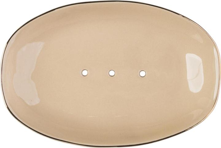 Klar Flat Beige Soap Dish