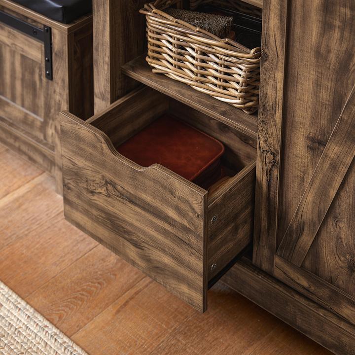 Produktbild SoBuy Sideboard mit Schiebetür (80 x 92 x 35 cm)