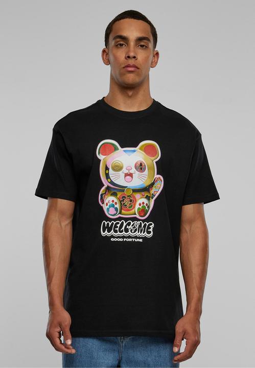 Actual product image Urban Classics Welcome Cat Heavy Oversize Tee - 91503 (S)